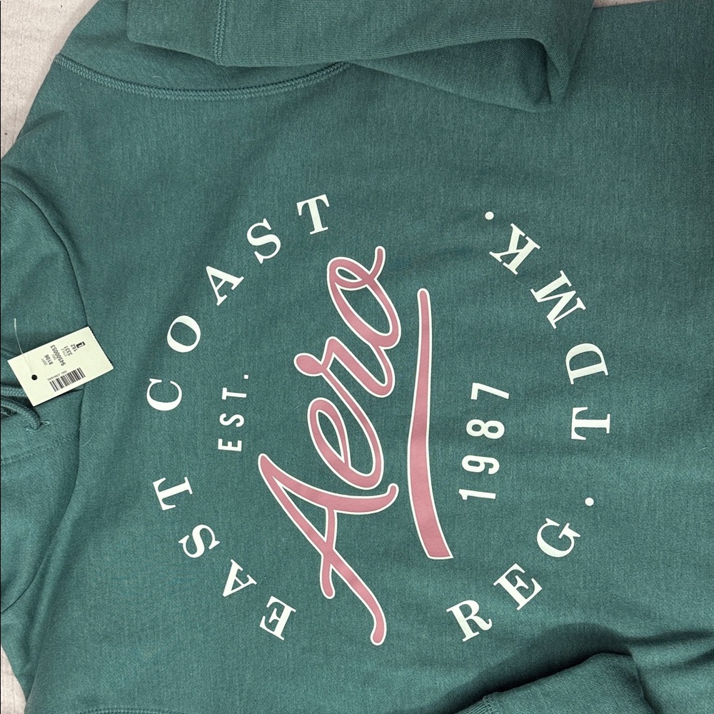 Aeropostale Teal Graphic Sweatshirt